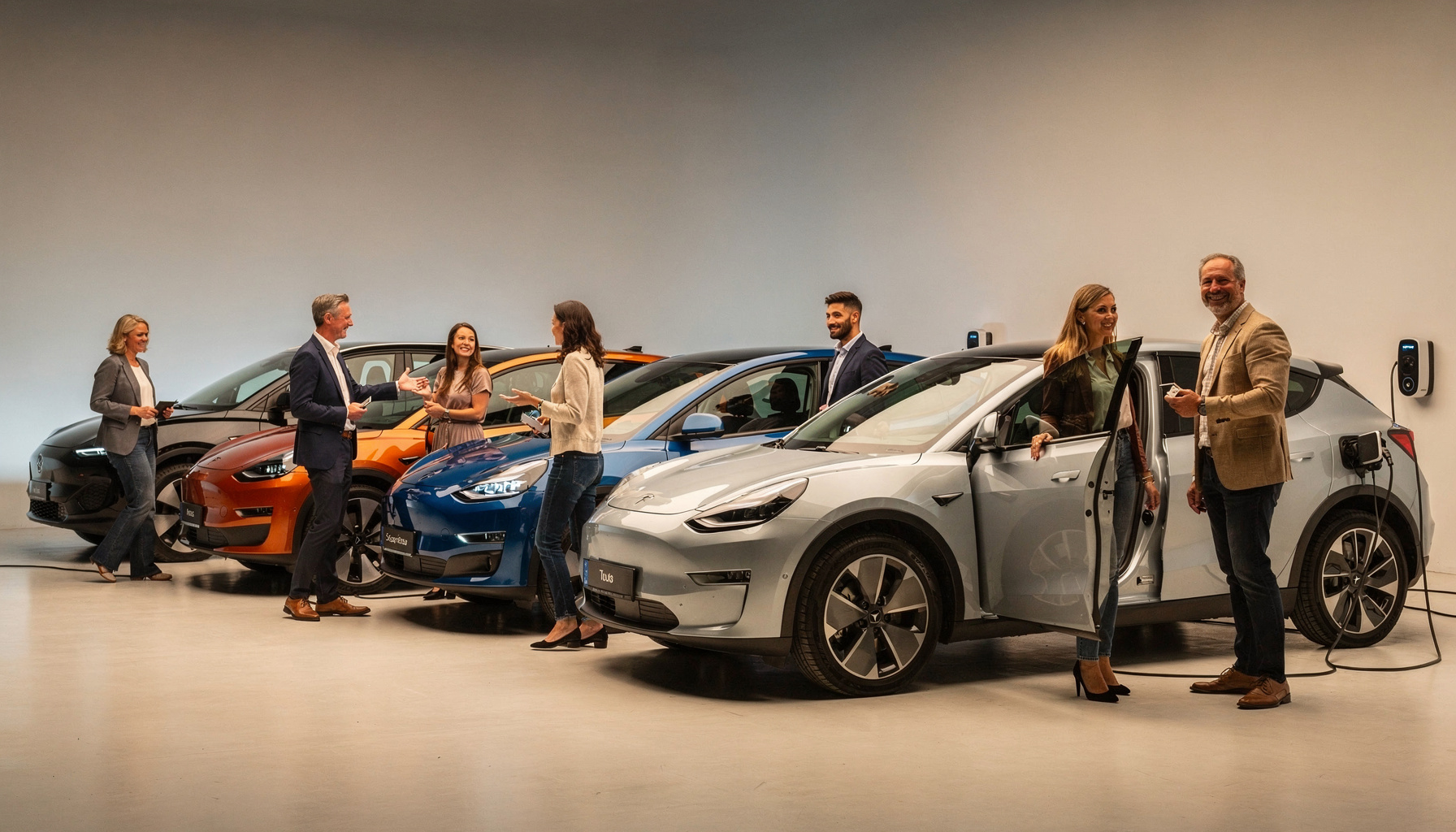 Elektrische auto private lease vergelijken - verschillende modellen en voordelen naast elkaar