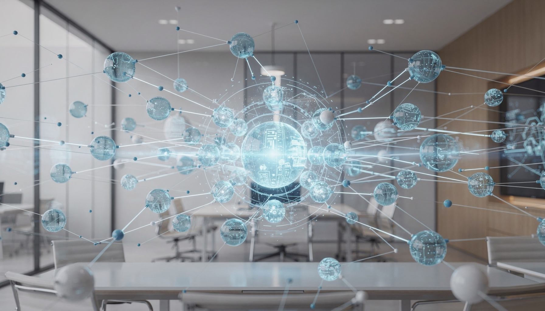 Data-infrastructuur voorbereiden voor AI implementatie: schematisch overzicht van datapijplijnen en knooppunten