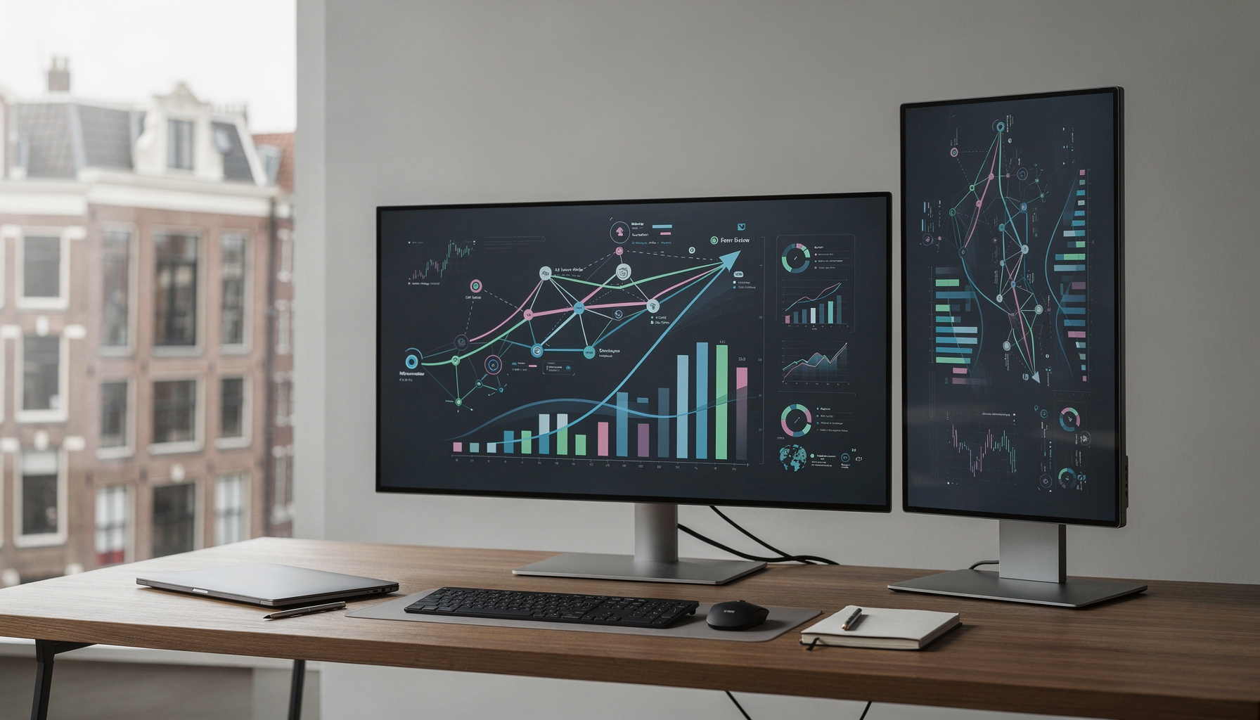 ROI AI automatisering berekenen met formule en rekentemplate op kantoor